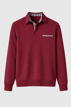 Men's Long Sleeve Polo Shirt - Stylish Golf Shirt for Men