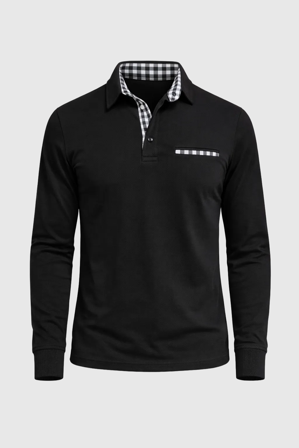 Men's Long Sleeve Polo Shirt - Stylish Golf Shirt for Men