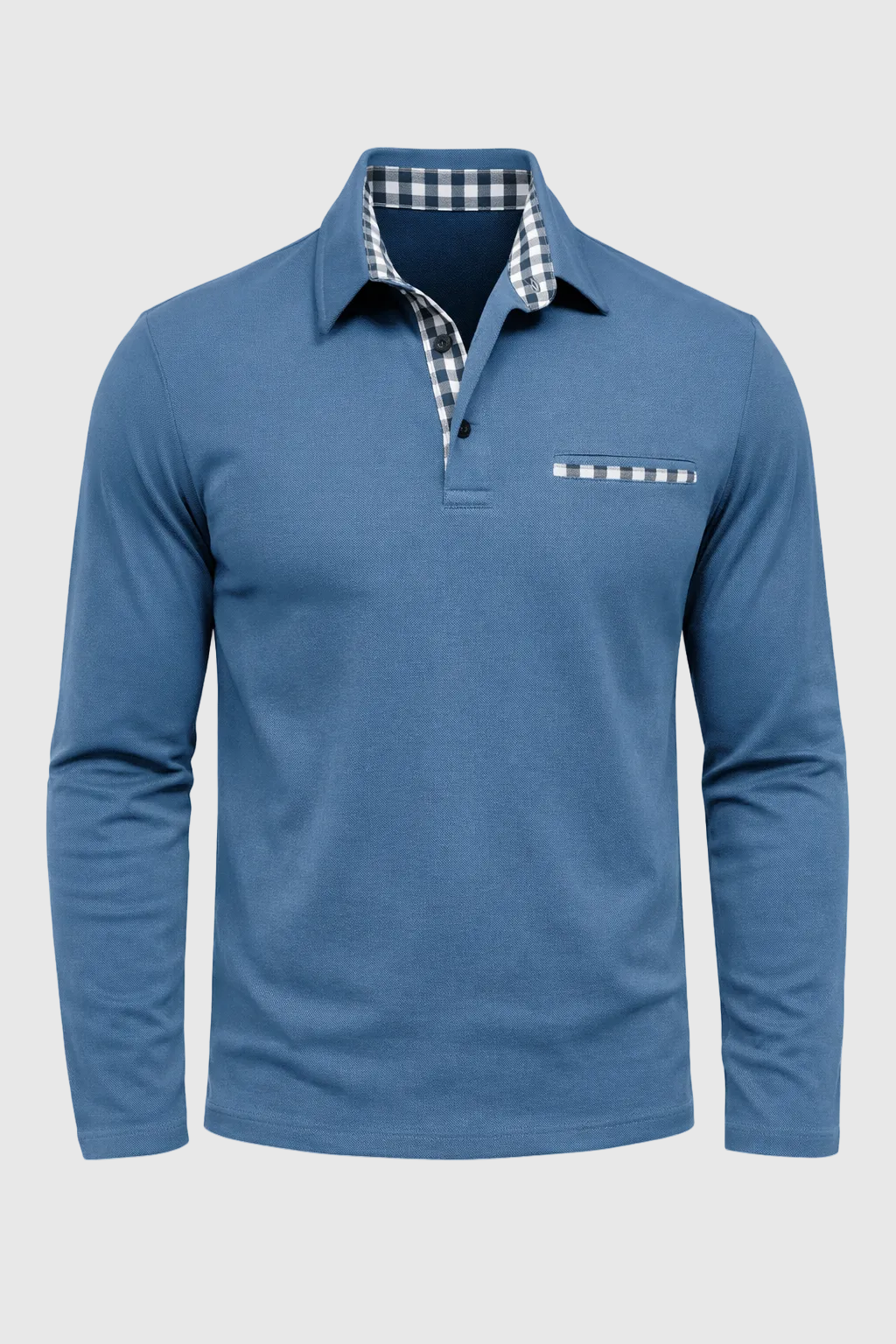 Men's Long Sleeve Polo Shirt - Stylish Golf Shirt for Men