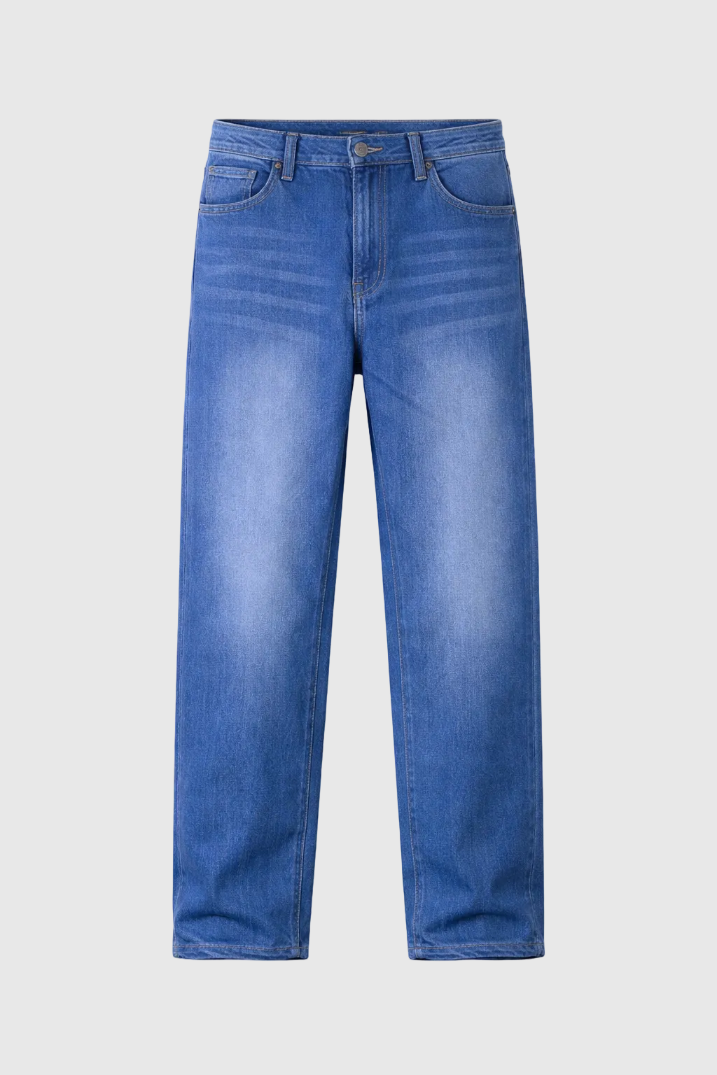 Men’s Straight Leg Jeans – Regular Fit Casual Denim