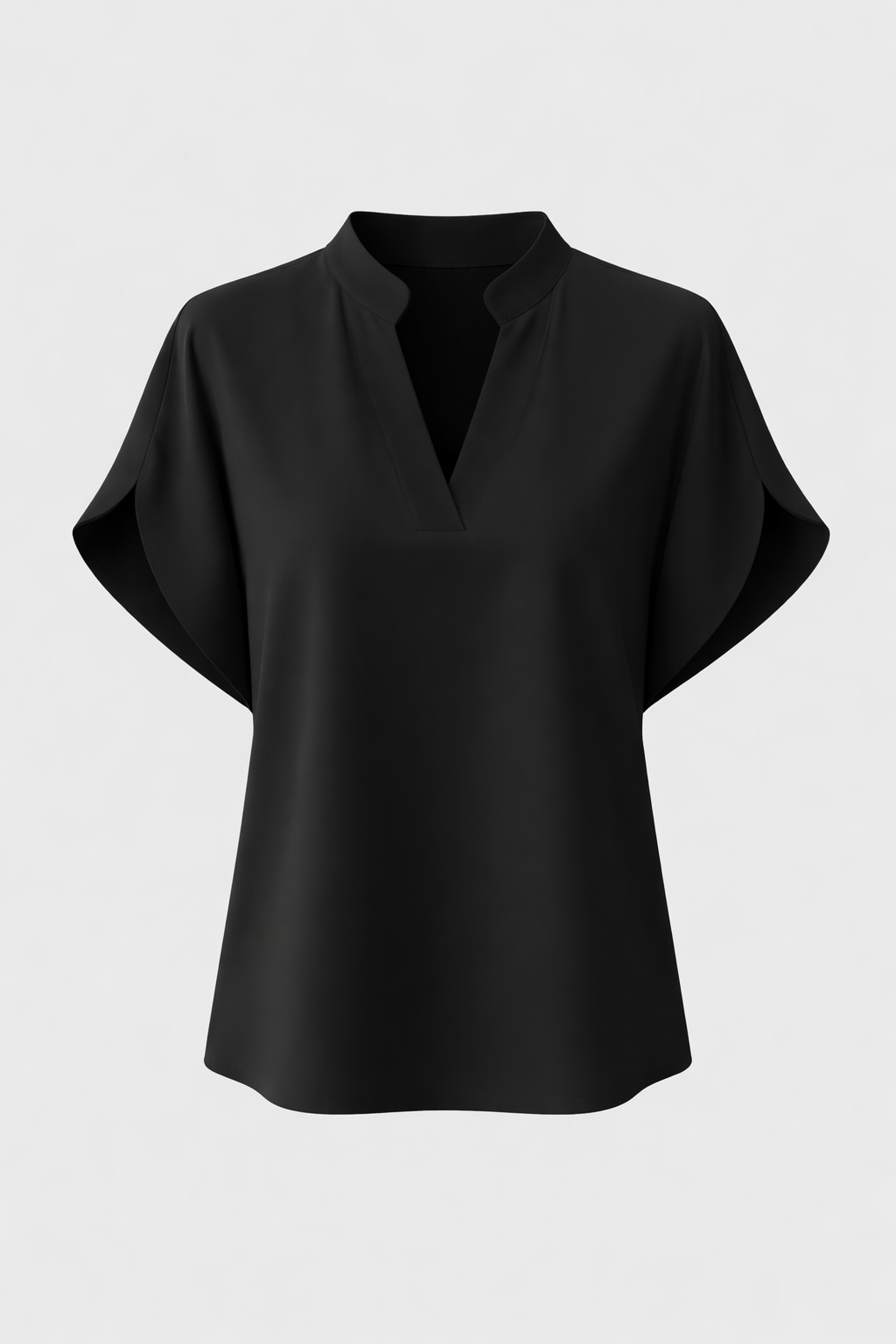 Hope Women's Elegant Satin V-Neck Blouse | Lightweight Silk-Look Blouse for Women