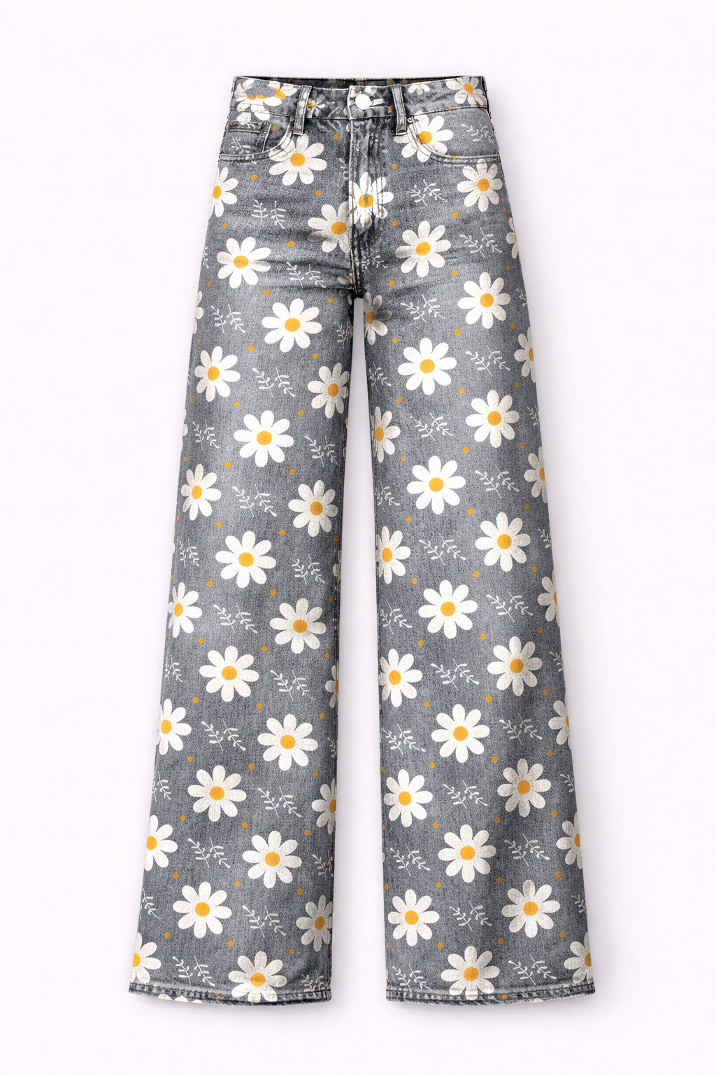 Eléonore Women's Cotton Flared Trousers | Casual Everyday Kick Flare Pants for Women