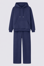 Luxe Women's Oversized Hoodie & Jogger Lounge Set | Soft Cotton Two-Piece Loungewear for Women