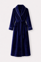Women's Luxury Flannel Dressing Gown | Thermal Long Bath Robe | Winter Loungewear & Gifting