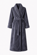 Women's Luxury Flannel Dressing Gown | Thermal Long Bath Robe | Winter Loungewear & Gifting