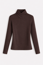 Gisela Women's Cashmere Blend Turtleneck Sweater | Elegant Long Sleeve Winter Jumper for Women | Luxury Smart Casual Knitwear