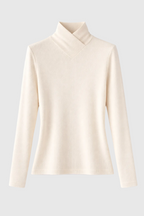 Gisela Women's Cashmere Blend Turtleneck Sweater | Elegant Long Sleeve Winter Jumper for Women | Luxury Smart Casual Knitwear