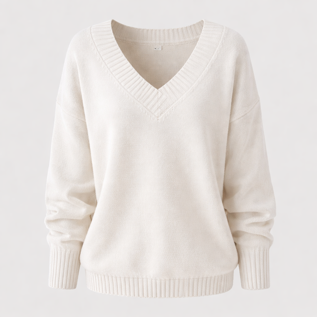 Danielle Women's Cashmere Blend Sweater | Ultra-Soft Fashionable Knit Jumper for Women | Luxury Smart Casual Knitwear