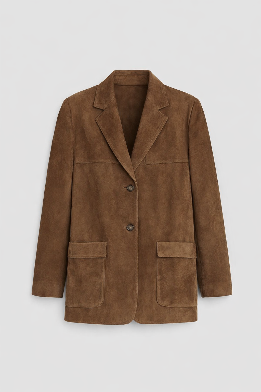 Hannah Women's Brown Suede Jacket | Classic Winter Suede Jacket for Women | Timeless Smart Casual Outerwear