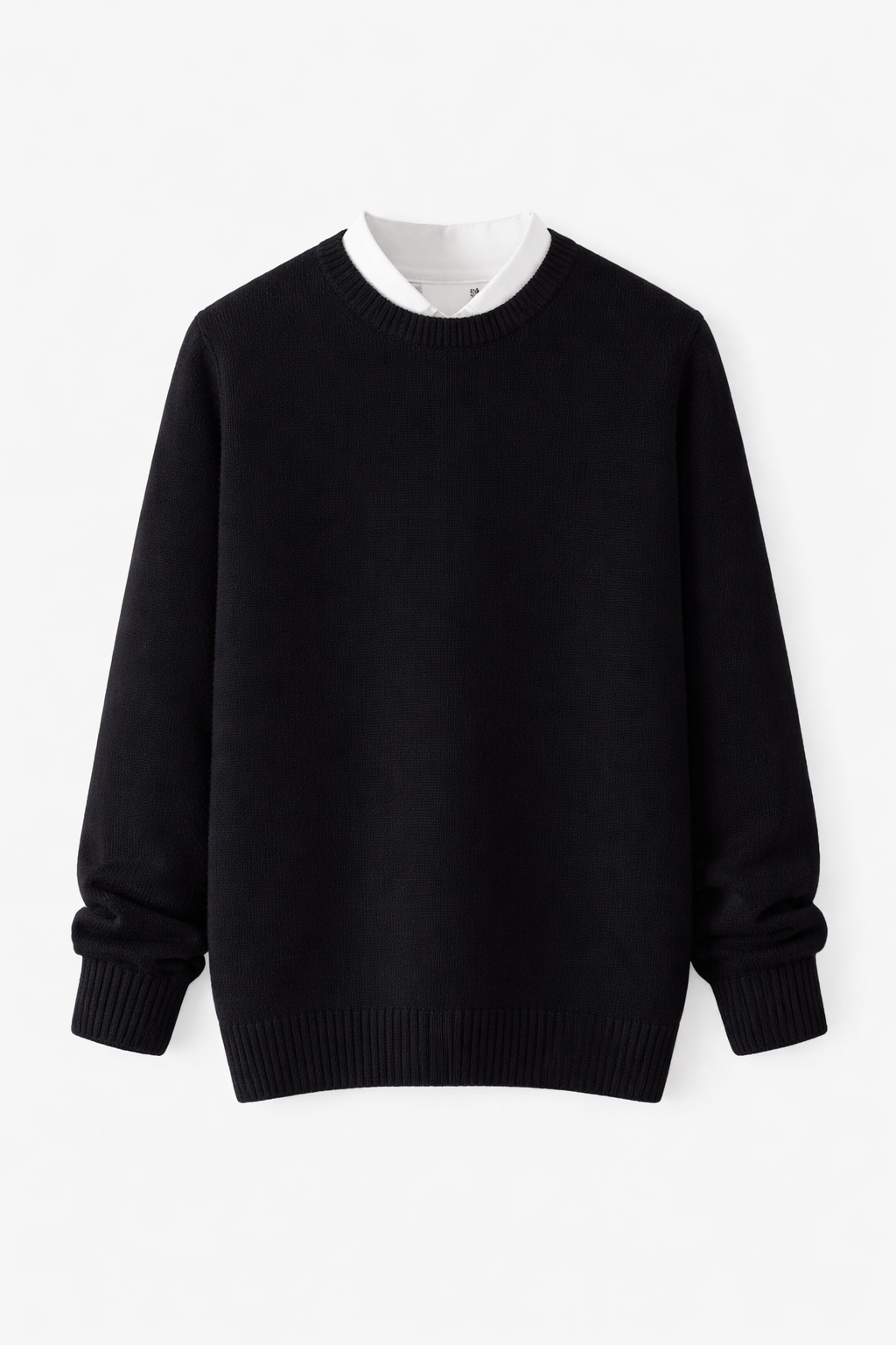 Nathan Men's Winter Cashmere Blend Sweater | Luxury Loose Fit Cashmere Knit Jumper for Men | Smart Casual Everyday Knitwear