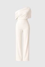 Jovina Women's Elegant Spring Jumpsuit | Wide Leg Tailored Jumpsuit for Women | Smart Casual One-Piece Spring Outfit