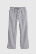 Men's Baggy Linen Blend Summer Trousers | Wide Leg Relaxed Fit Casual Pants for Men | Holiday & Everyday Wear