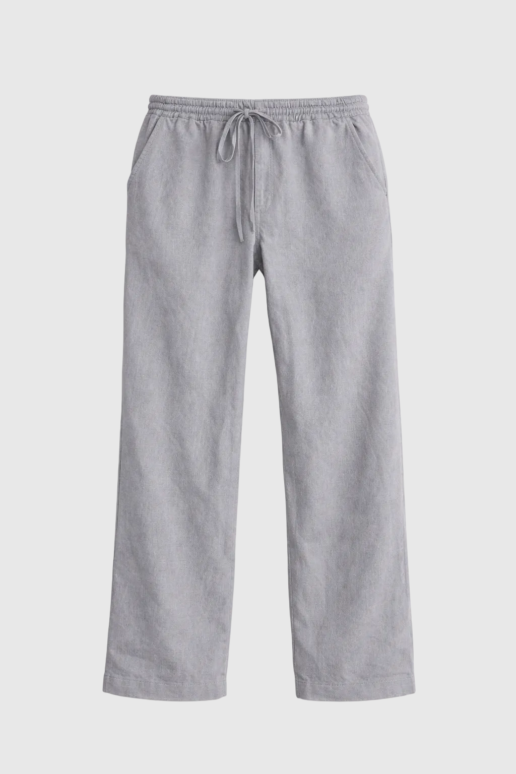 Men's Baggy Linen Blend Summer Trousers | Wide Leg Relaxed Fit Casual Pants for Men | Holiday & Everyday Wear