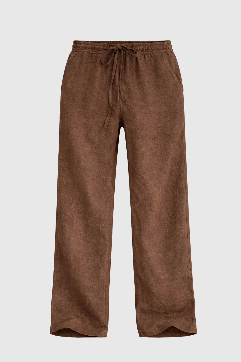 Men's Baggy Linen Blend Summer Trousers | Wide Leg Relaxed Fit Casual Pants for Men | Holiday & Everyday Wear