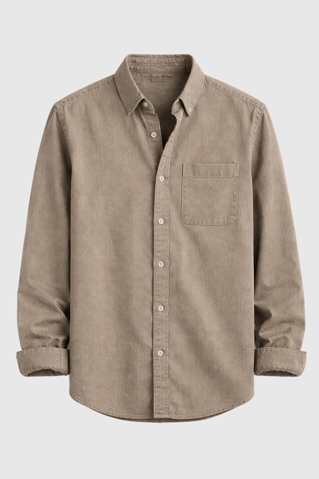 Men's Casual Denim Shirt | Button-Down Long Sleeve Jean Shirt for Men | Everyday Streetwear & Smart Casual