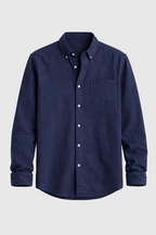 Men's Casual Denim Shirt | Button-Down Long Sleeve Jean Shirt for Men | Everyday Streetwear & Smart Casual