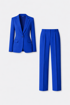 Christian Women's Chic Tweed Suit Set | Longline Blazer & Tailored Trousers Co-Ord