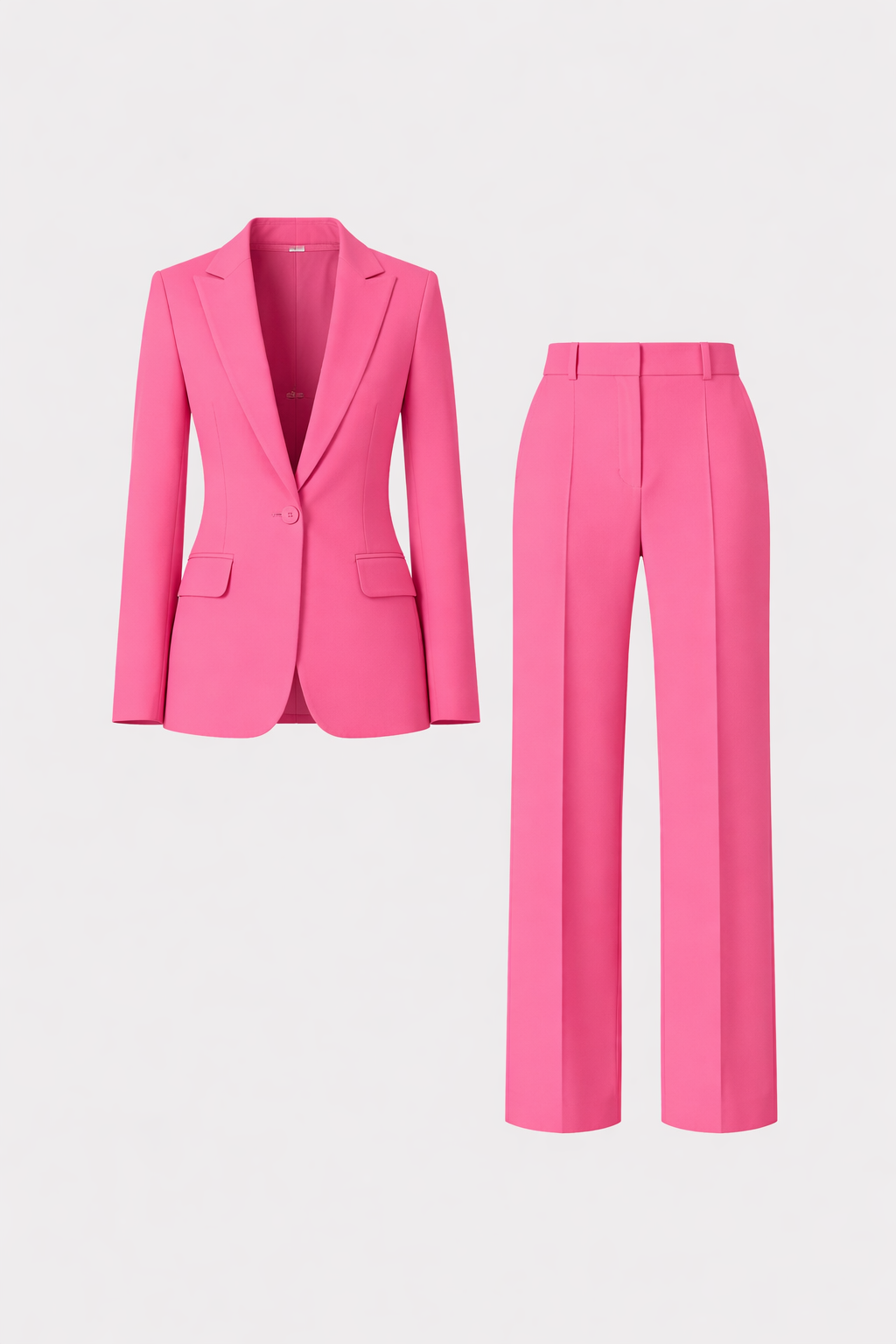 Christian Women's Chic Tweed Suit Set | Longline Blazer & Tailored Trousers Co-Ord