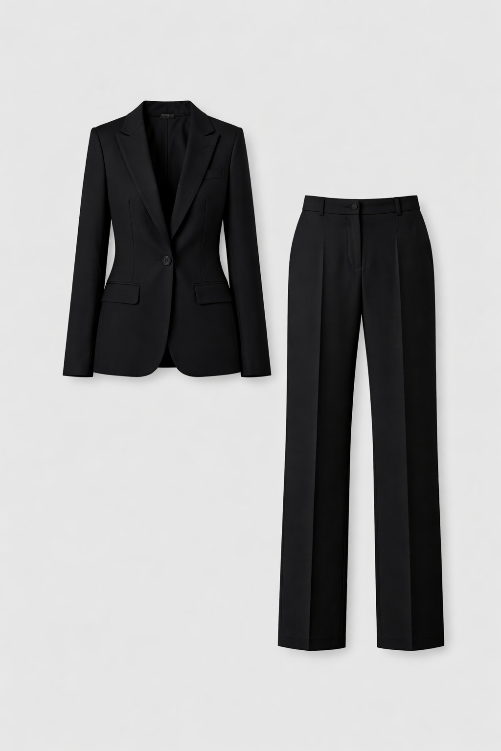 Christian Women's Chic Tweed Suit Set | Longline Blazer & Tailored Trousers Co-Ord