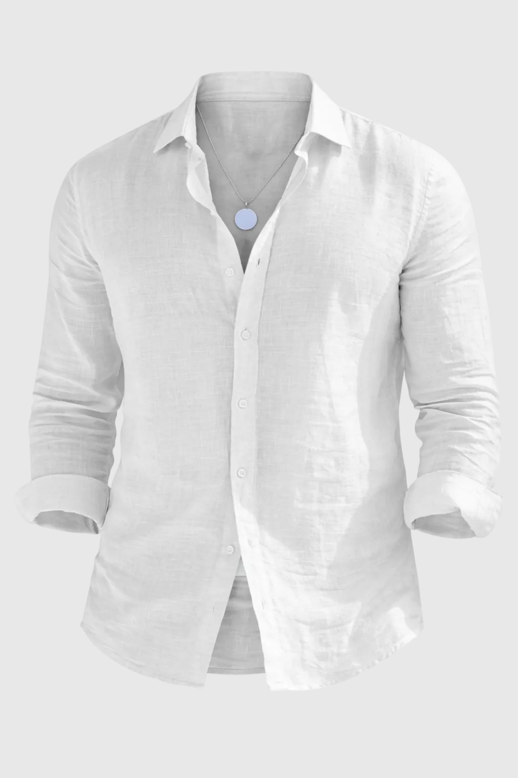 Men's Linen Casual Shirt | Lightweight Breathable Button Down Linen Shirt for Men | Summer Holiday