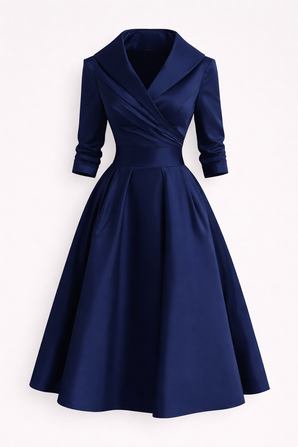 Aurora Women's Vintage Cotton Midi Dress | Short Sleeve Casual Everyday Jersey Dress