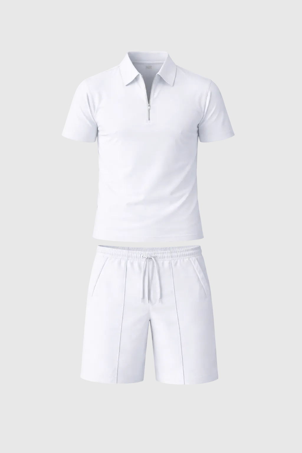 Men's Luxury Polo Shirt and Shorts Set | Smart Casual Co-Ord Matching Set for Men