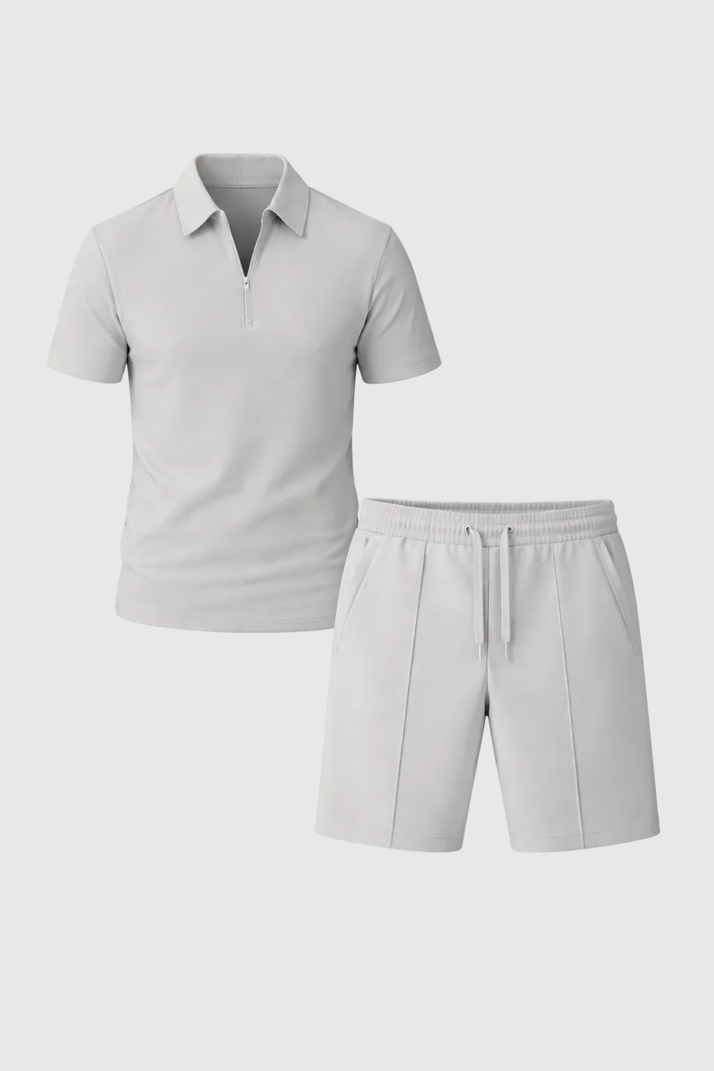 Men's Luxury Polo Shirt and Shorts Set | Smart Casual Co-Ord Matching Set for Men