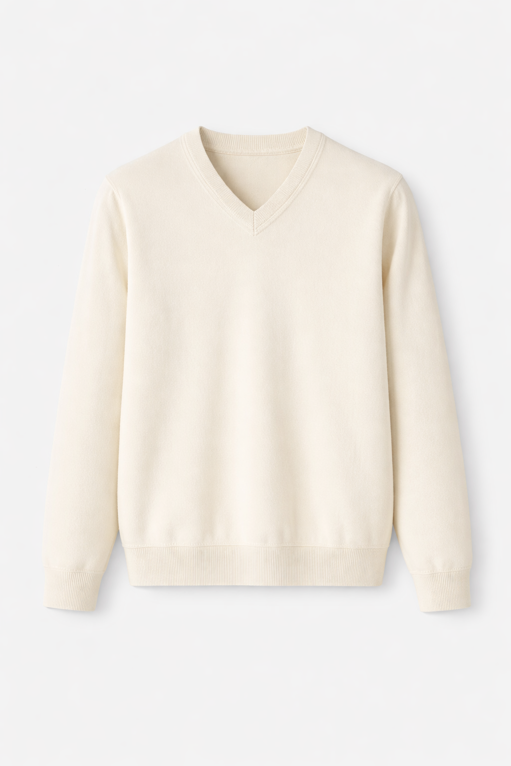 Tom Men's Slim Fit Cashmere Blend V-Neck Sweater | Luxury Soft Knitwear for Men