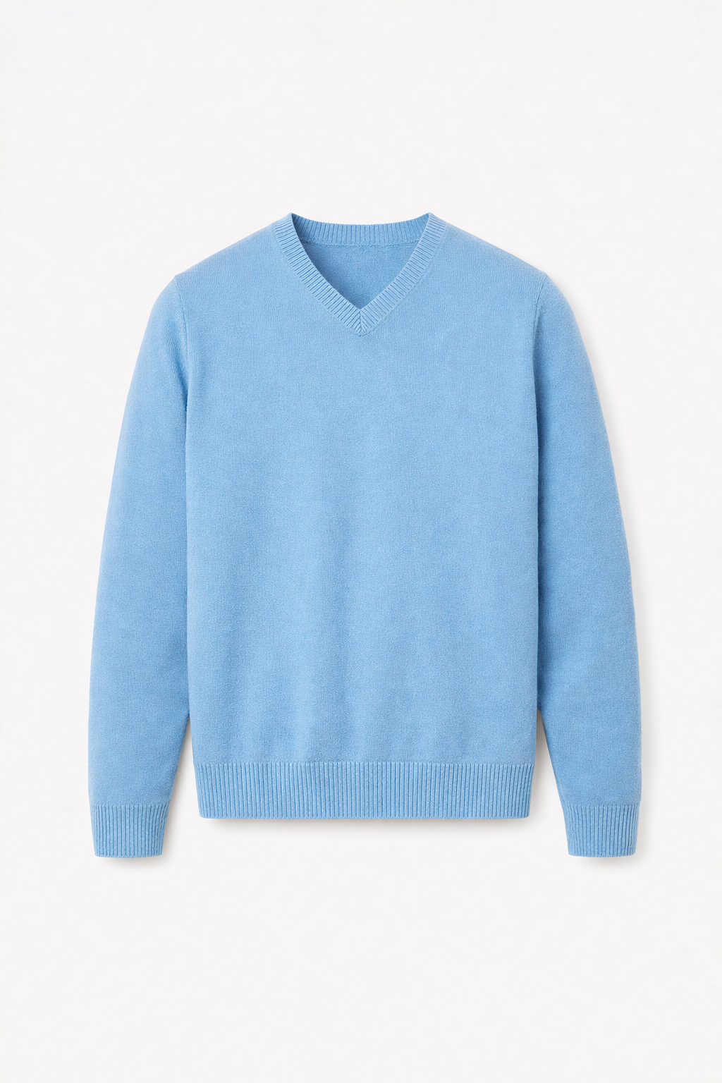 Tom Men's Slim Fit Cashmere Blend V-Neck Sweater | Luxury Soft Knitwear for Men