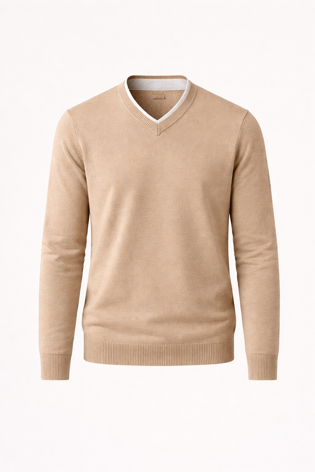 Tom Men's Slim Fit Cashmere Blend V-Neck Sweater | Luxury Soft Knitwear for Men