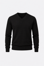 Tom Men's Slim Fit Cashmere Blend V-Neck Sweater | Luxury Soft Knitwear for Men