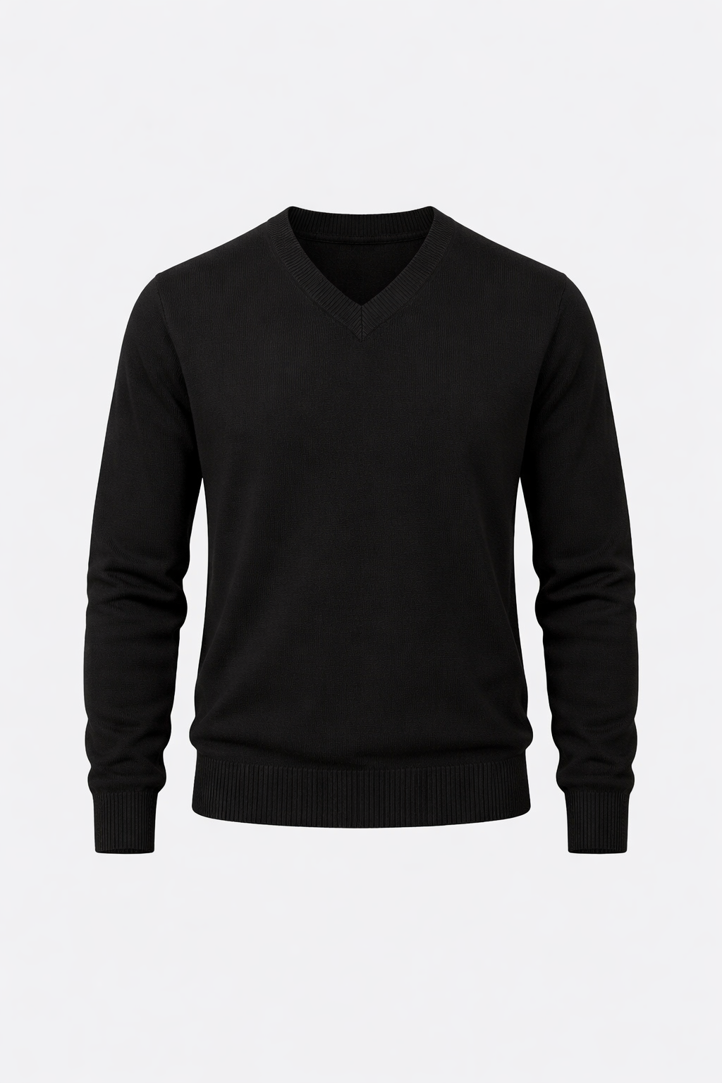 Tom Men's Slim Fit Cashmere Blend V-Neck Sweater | Luxury Soft Knitwear for Men