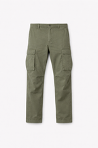 Benjamin Men's Relaxed Fit Cargo Trousers | Streetwear Side Pocket Pants for Men