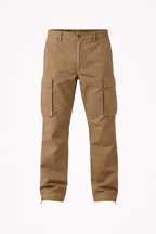 Benjamin Men's Relaxed Fit Cargo Trousers | Streetwear Side Pocket Pants for Men