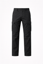 Benjamin Men's Relaxed Fit Cargo Trousers | Streetwear Side Pocket Pants for Men