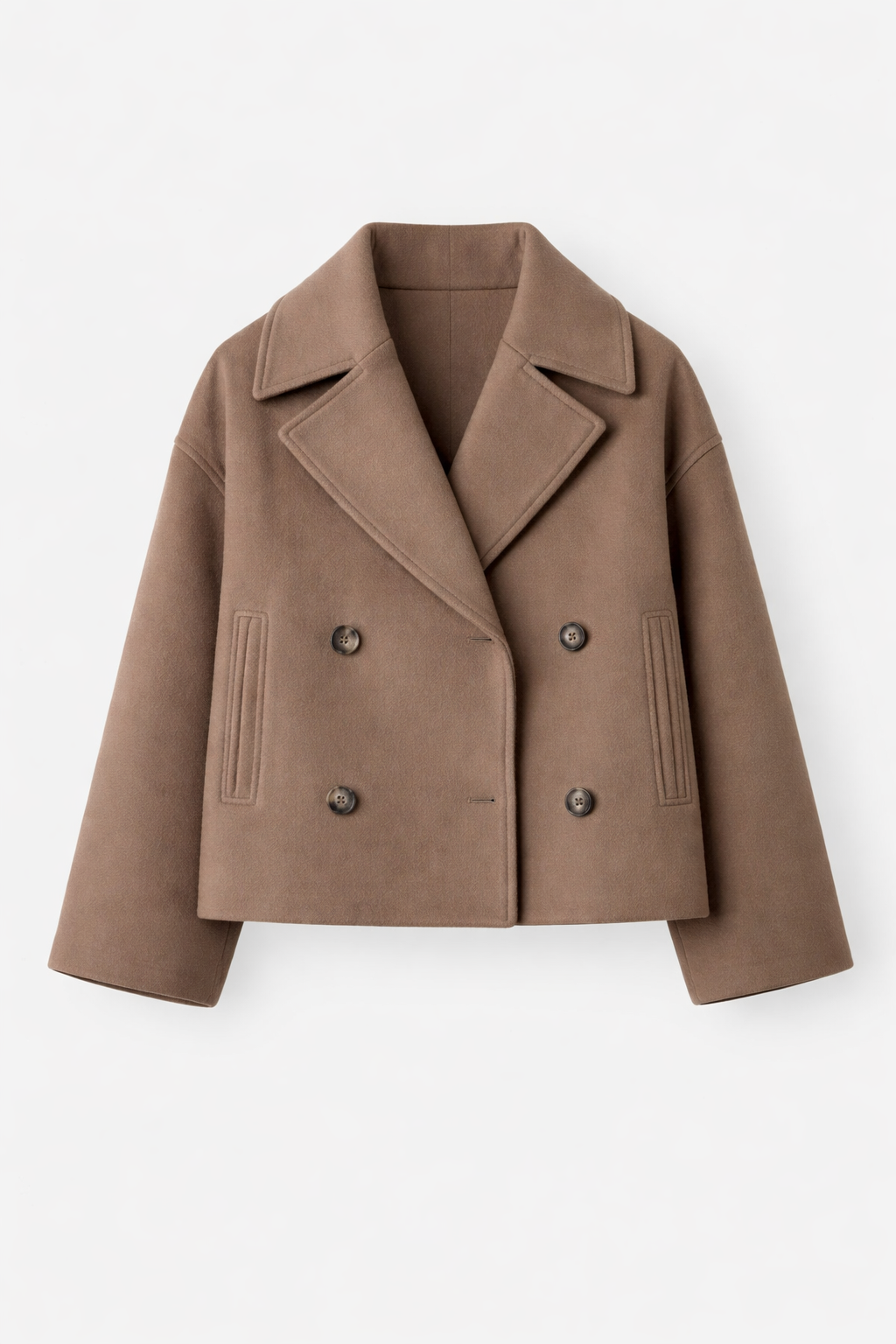 Sophie Women's Elegant Short Tailored Coat | Classic Cropped Everyday Coat for Women