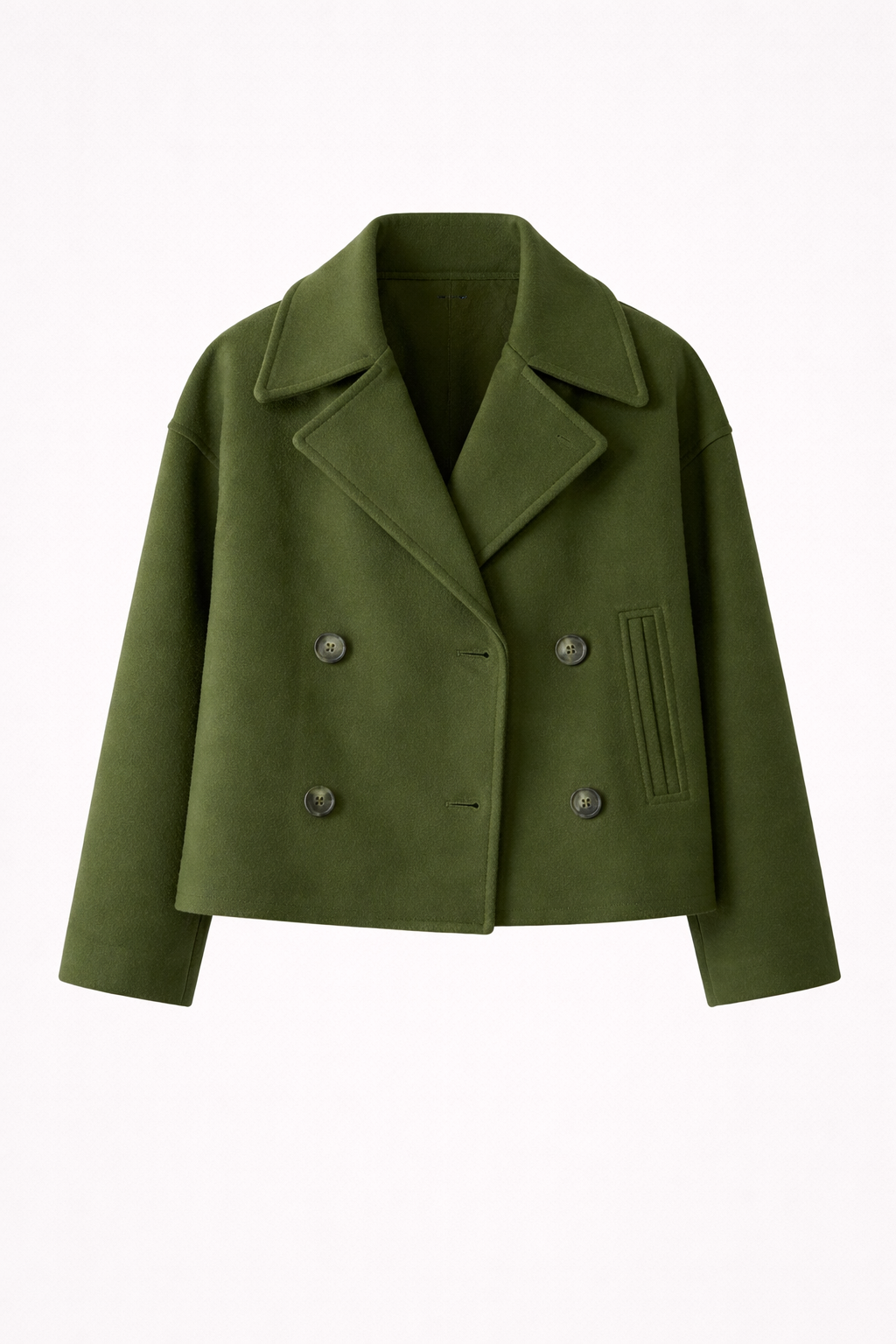 Sophie Women's Elegant Short Tailored Coat | Classic Cropped Everyday Coat for Women