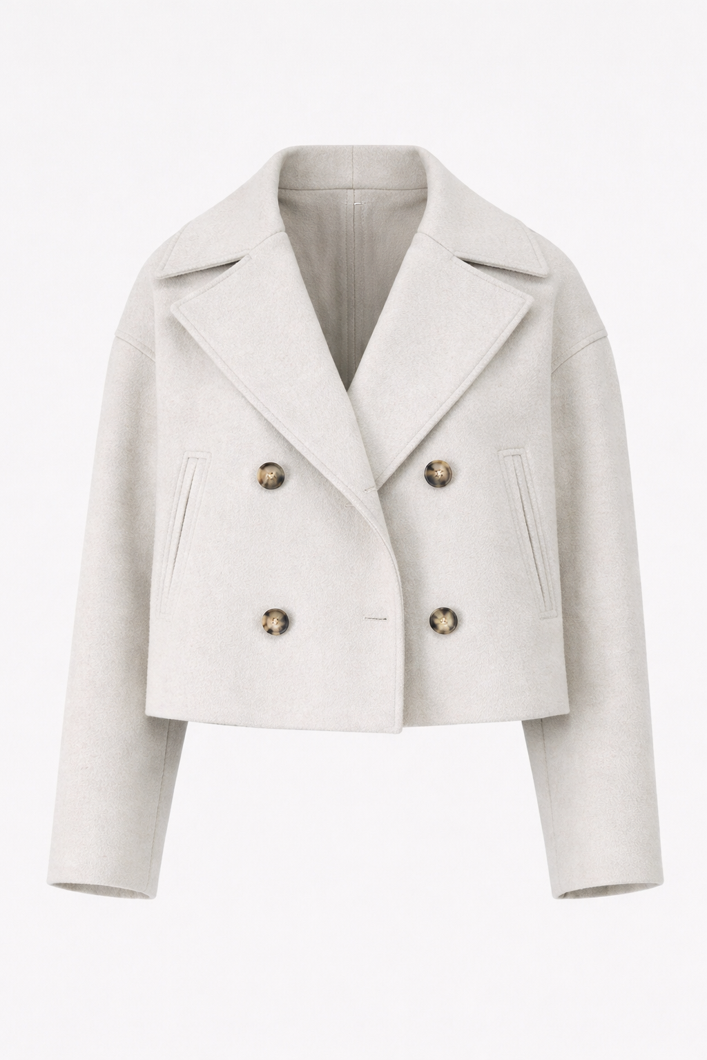 Sophie Women's Elegant Short Tailored Coat | Classic Cropped Everyday Coat for Women