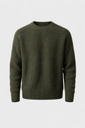 Grant Men's Relaxed Cotton Crew Neck Sweater | Casual Everyday Knit Jumper for Men