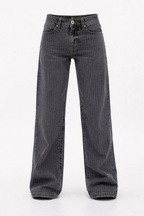 Éloïse Women's Low-Rise Flared Bootcut Jeans | Dark Wash Y2K Denim for Women