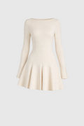 Chessie Women's White Midi Dress | Elegant Everyday White Casual Midi Dress for Women | Minimalist Summer & Smart Casual Style