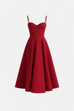 Ayet Women's Satin Bodycon Midi Dress | Fitted Silhouette | Evening, Wedding Guest & Smart Casual