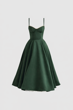 Ayet Women's Satin Bodycon Midi Dress | Fitted Silhouette | Evening, Wedding Guest & Smart Casual