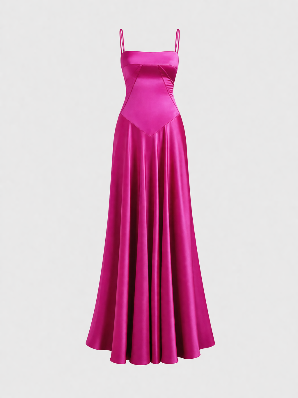 Gabriella Women's Satin Bodycon Maxi Dress | Fitted Silhouette | Evening & Smart Casual