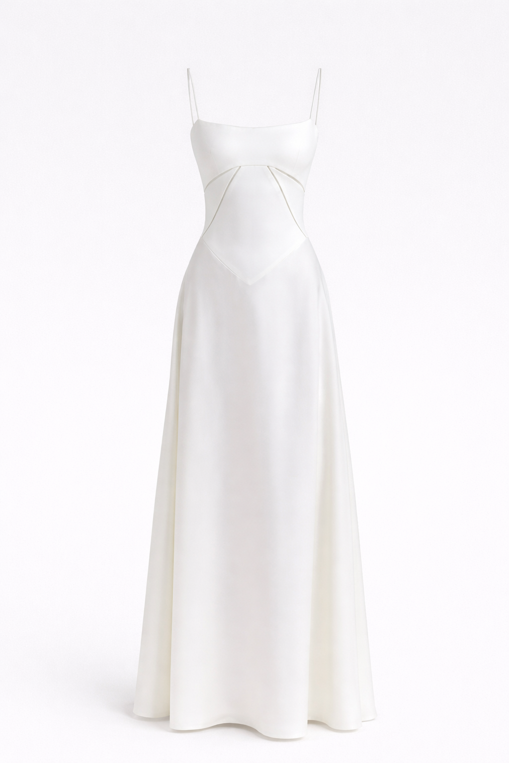 Gabriella Women's Satin Bodycon Maxi Dress | Fitted Silhouette | Evening & Smart Casual