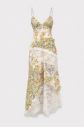Rosalie Women's Floral Wrap Midi Dress | Cotton Summer Dress | Casual, Work & Evening