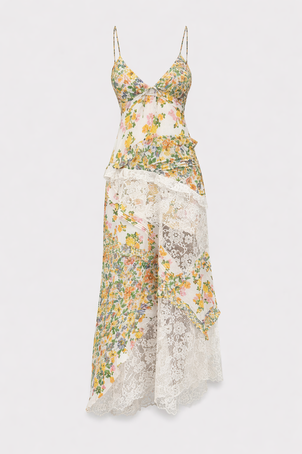 Rosalie Women's Floral Wrap Midi Dress | Cotton Summer Dress | Casual, Work & Evening