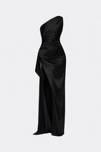 Diana Women's Satin Wrap Maxi Dress | Occasion Wedding Guest Dress | Evening & Smart Casual