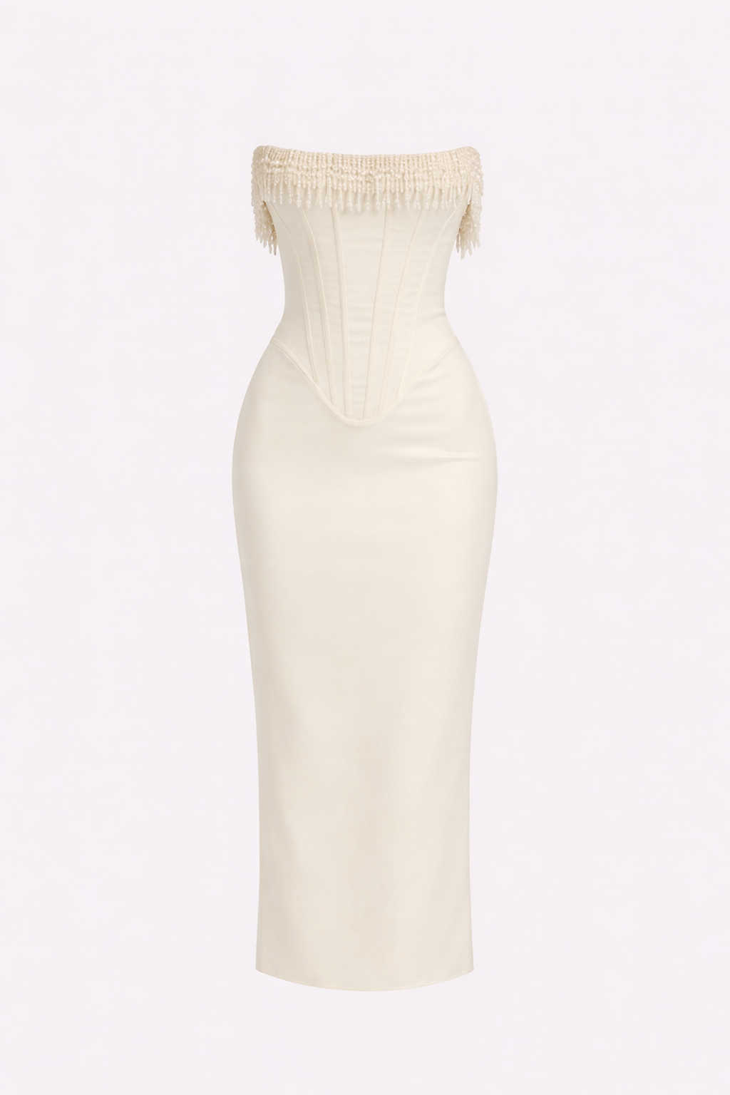 Sharlene Women's Satin Bodycon Midi Dress | Going Out Occasion Dress | Wedding Guest & Evening