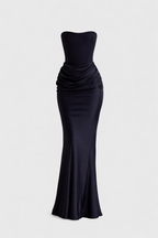 Zanayah Women's Satin Bodycon Maxi Dress | Going Out Occasion Dress | Wedding Guest & Evening
